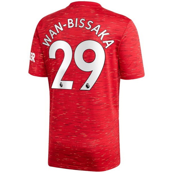 Trikot Manchester United NO.29 Wan Bissaka Heim 2020-21 Rote Fussballtrikots Günstig